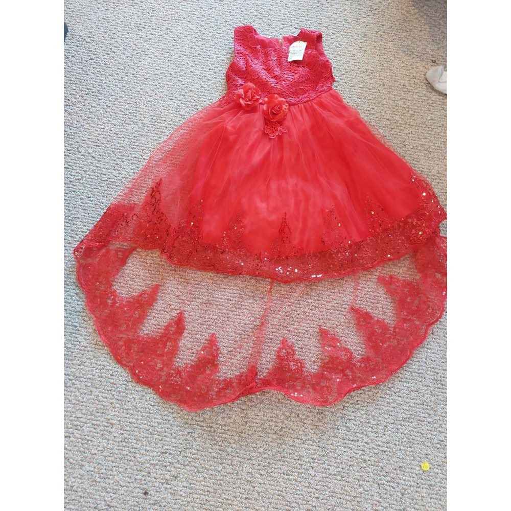 Girls size 18/160 Formal Christmas Dress,nwt - Picture 2 of 10